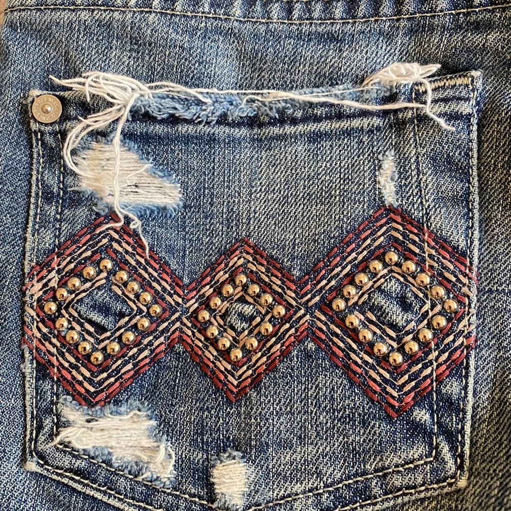 Seven Jeans - distressed Roxanne style - Picture 2 of 7